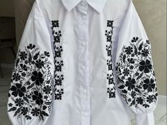 Дитяча вишита сорочка квіточка