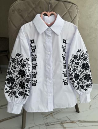 Дитяча вишита сорочка квіточка Дитяча вишита сорочка квіточка