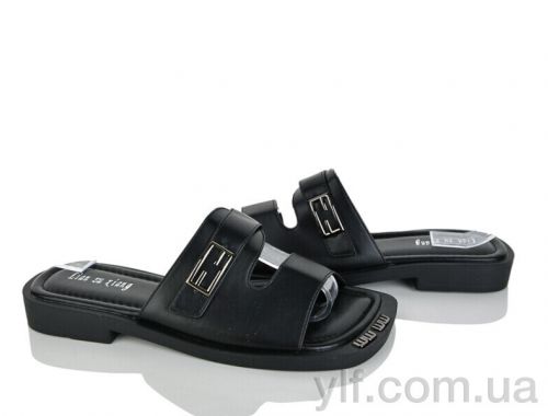Шльопанці LIANZUXIANG 3552 black Шльопанці LIANZUXIANG 3552 black