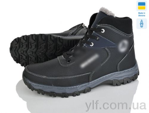 Черевики NO BRAND ЛБ31M чор-синій