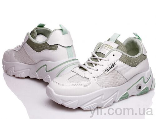 Кросівки PRIME Prime M-NCK020 WHITE-OLIVE(36-40)