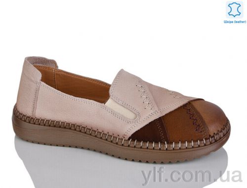 Туфлі EGGA WDP2035-118 beige-brown Туфлі EGGA WDP2035-118 beige-brown