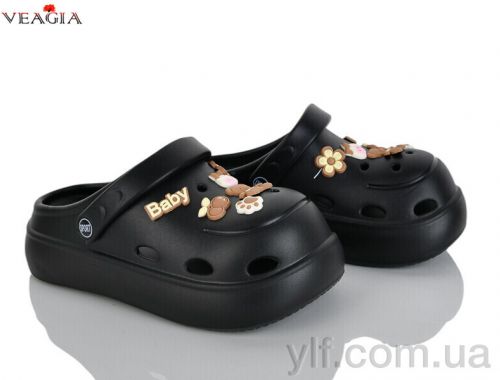 Крокси NO BRAND 3007-1 black Крокси NO BRAND 3007-1 black