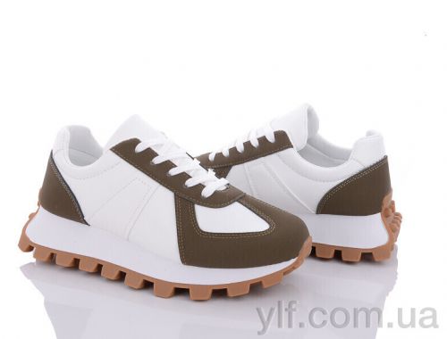 Кросівки VIOLETA ONLY ONE 149-9-7 white-olive Кросівки VIOLETA ONLY ONE 149-9-7 white-olive