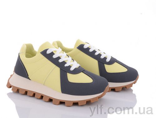 Кросівки VIOLETA ONLY ONE 149-9-5 black-yellow Кросівки VIOLETA ONLY ONE 149-9-5 black-yellow