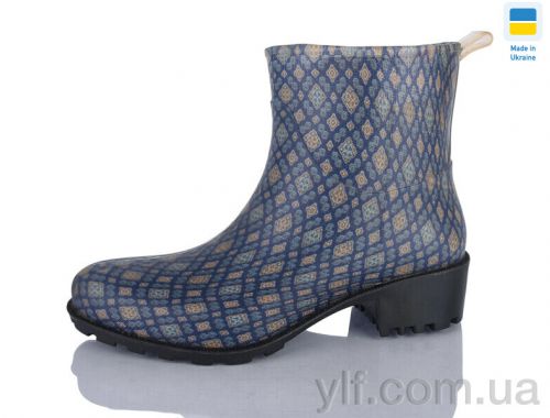Гумове взуття NO BRAND 7 синій Гумове взуття NO BRAND 7 синій